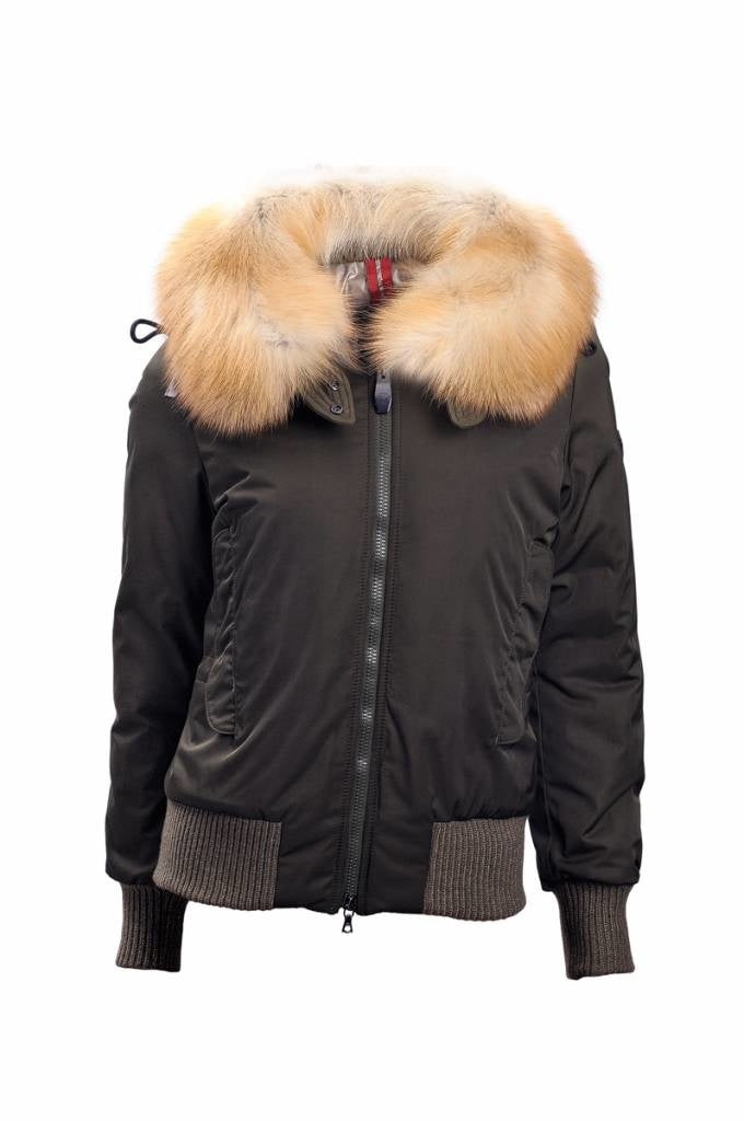 Anorak - MAROON AM FUR Pod0393 808 -  Daunenfüllung