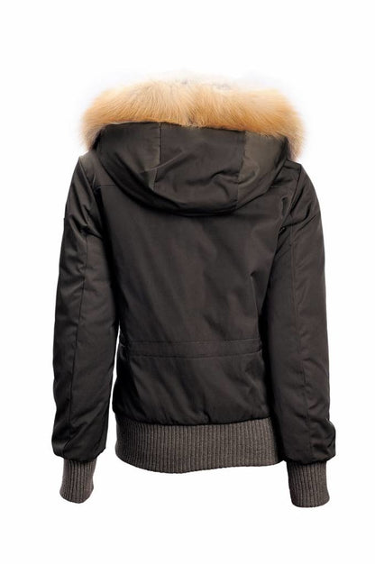 Anorak - MAROON AM FUR Pod0393 808 -  Daunenfüllung