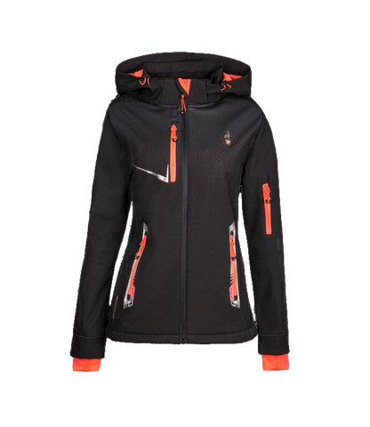 Softshelljacke - NELKA Black - 5k/5k Wassersäule