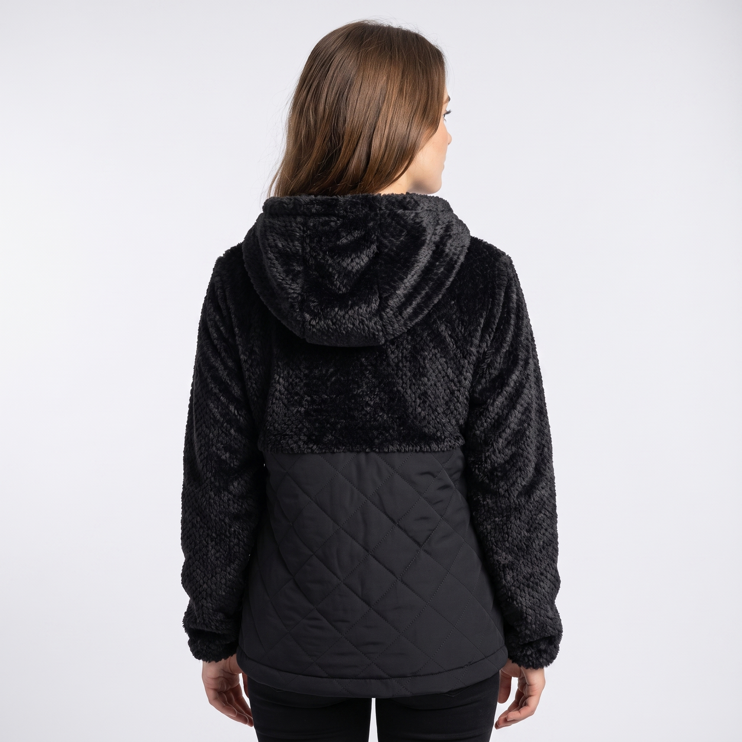 Fakefell Jacke Damen – COCCO – Schwarz