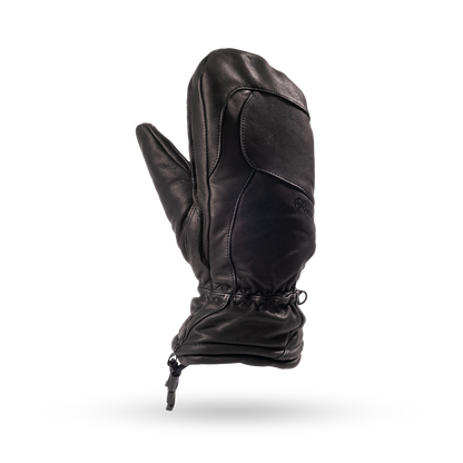 Damen Fäustlinge - LF-45L Black - Hochwertigem Leder