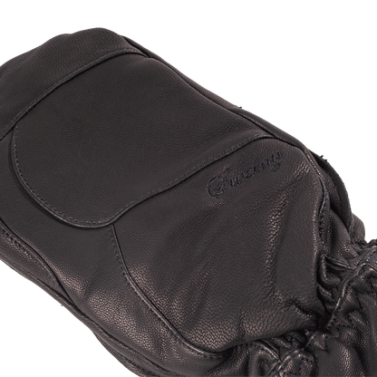 Damen Fäustlinge - LF-45L Black - Hochwertigem Leder