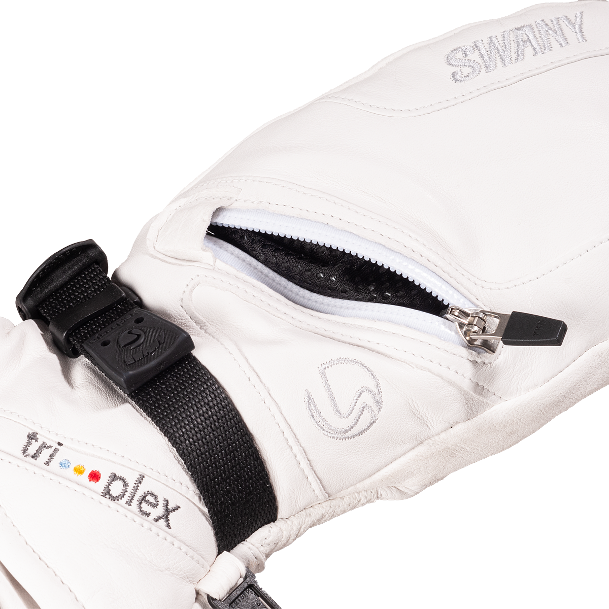 Damen Fäustlinge - SX-44L White - Tri-Plex