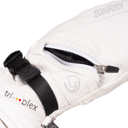 Damen Fäustlinge - SX-44L White - Tri-Plex