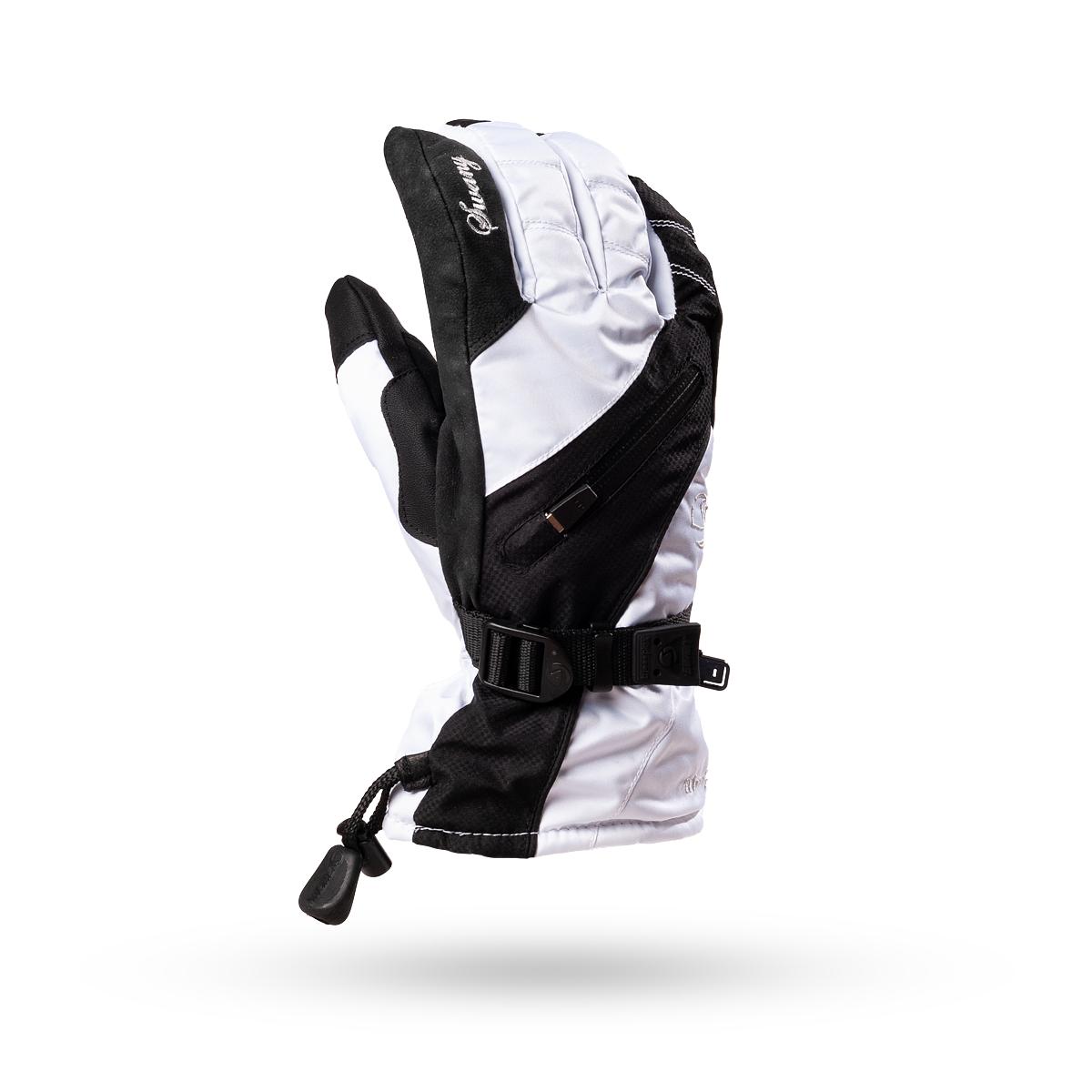 Damen Skihandschuhe - LF-25L White/Black- Gore-Tex-Technologie