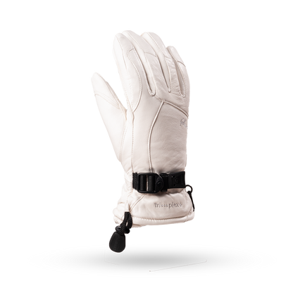 Damen Skihandschuhe - LF-30AL White - Vollleder