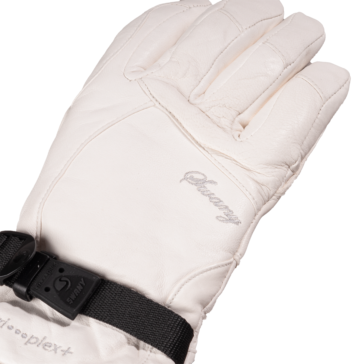 Damen Skihandschuhe - LF-30AL White - Vollleder