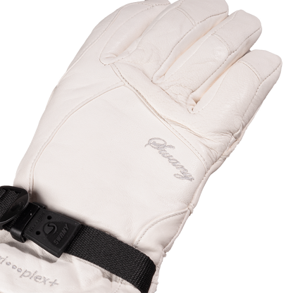 Damen Skihandschuhe - LF-30AL White - Vollleder