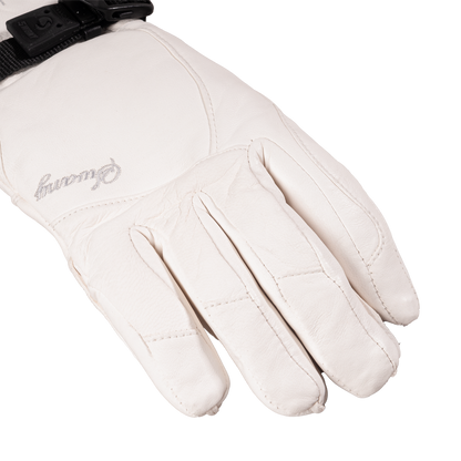Damen Skihandschuhe - LF-30AL White - Vollleder