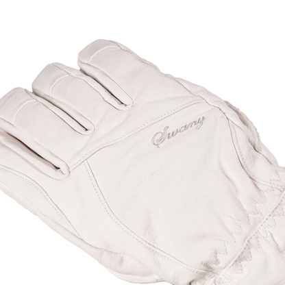 Damen Handschuhe - LF-44L White - Geschmeidige Leder