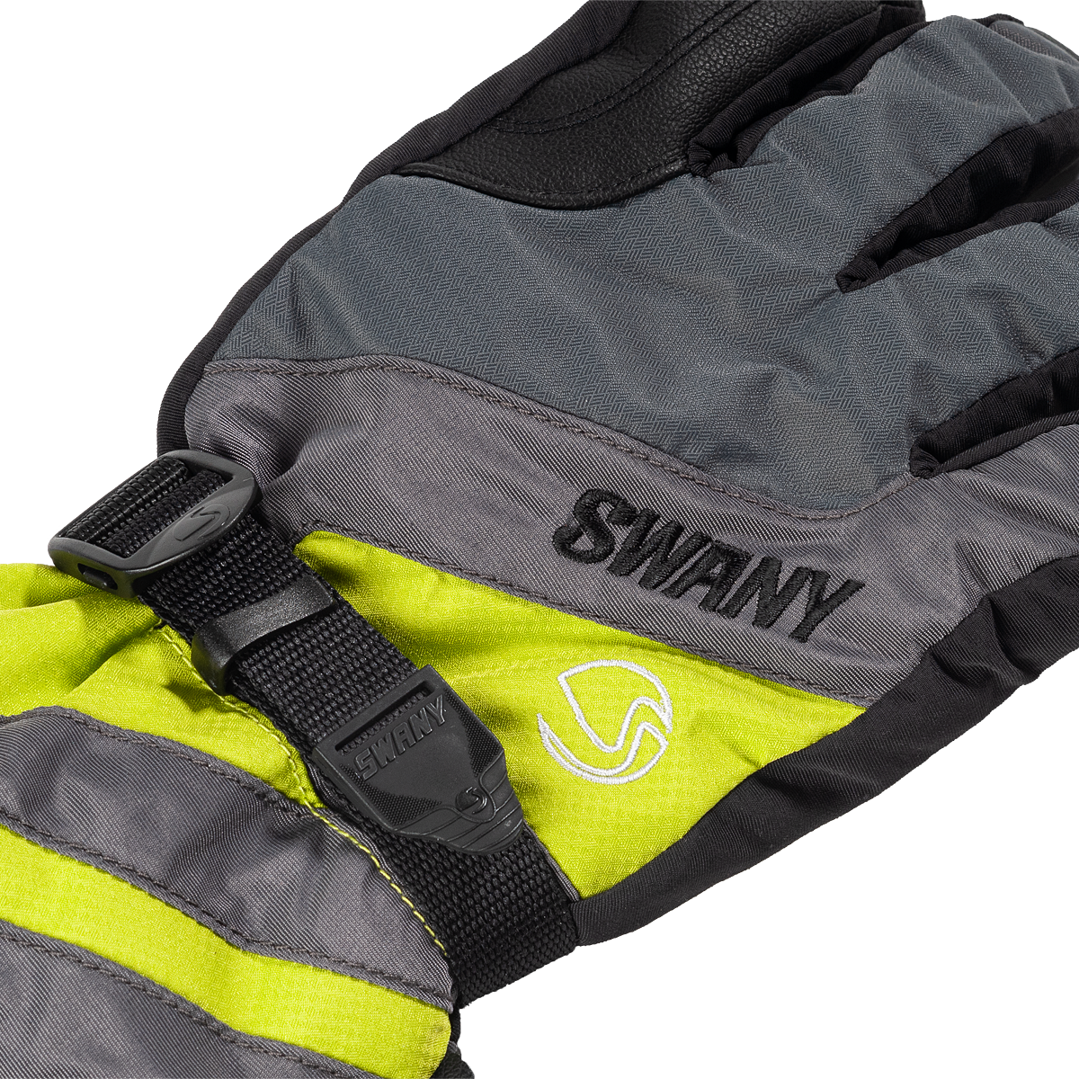 Herren Skihandschuhe - GS-7M Middlegrey/Lime - Gore-Tex