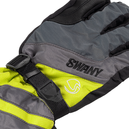 Herren Skihandschuhe - GS-7M Middlegrey/Lime - Gore-Tex