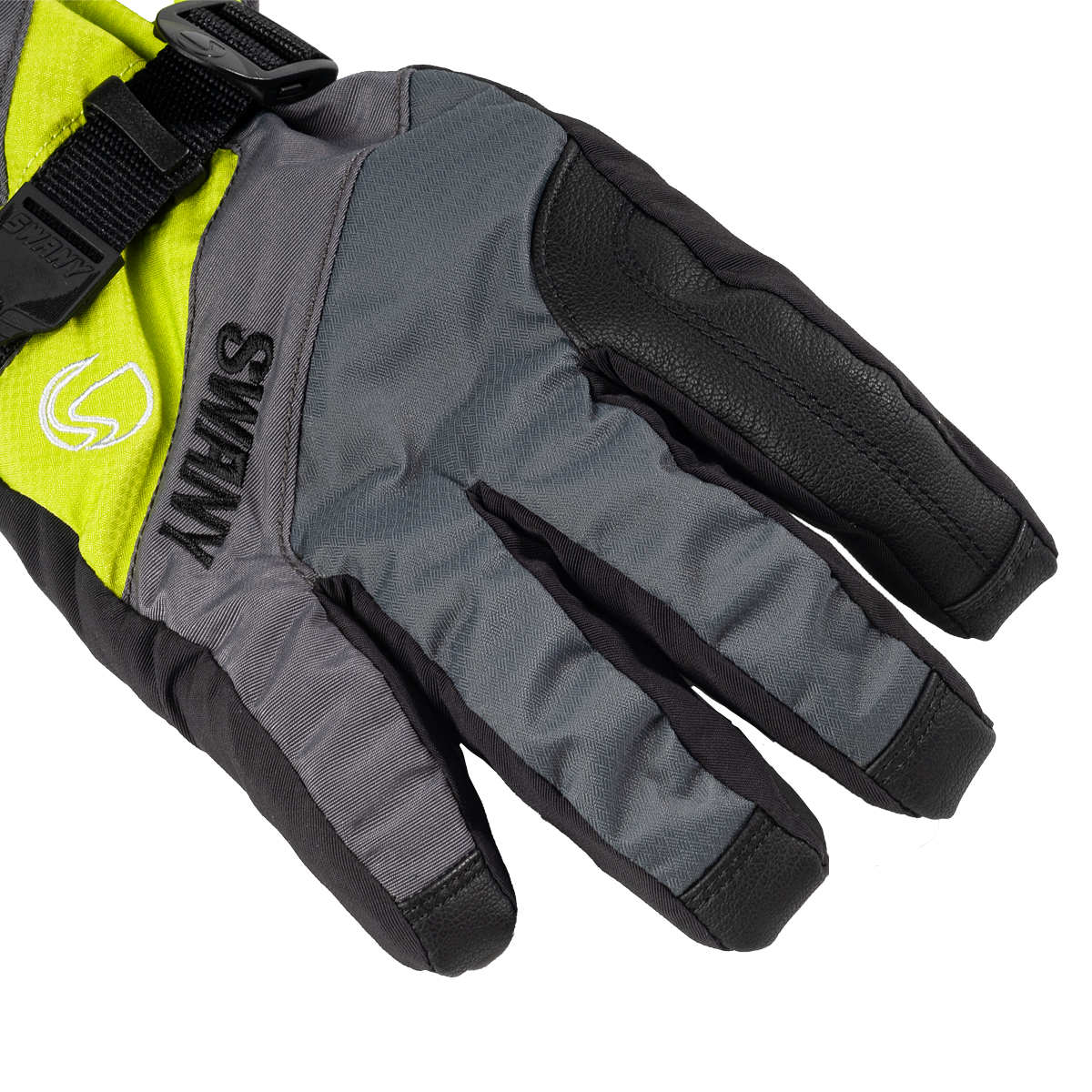 Herren Skihandschuhe - GS-7M Middlegrey/Lime - Gore-Tex